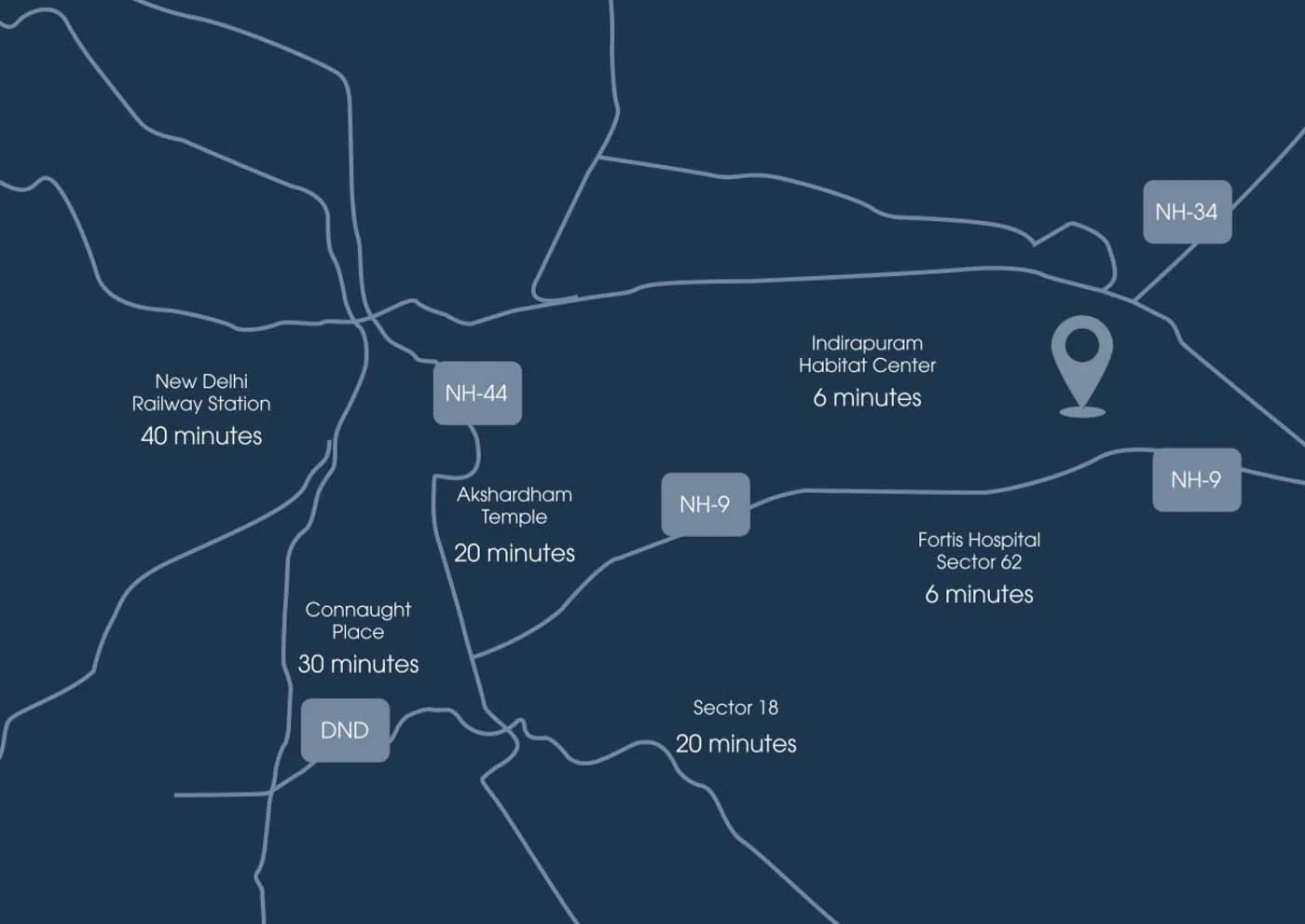 T&T The Blue Location Map